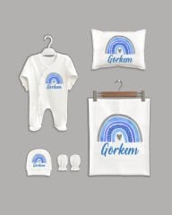 Gökkuşağı Modeli 5'li Organik İsme Özel Hastane Çıkışı