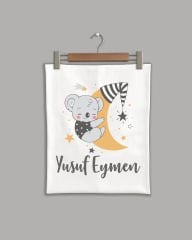 Sevimli Koala Modeli Organik Battaniye